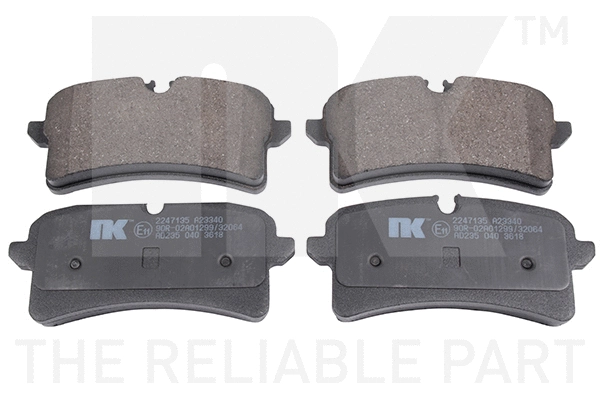 Brake Pad Set, disc brake (2247135)