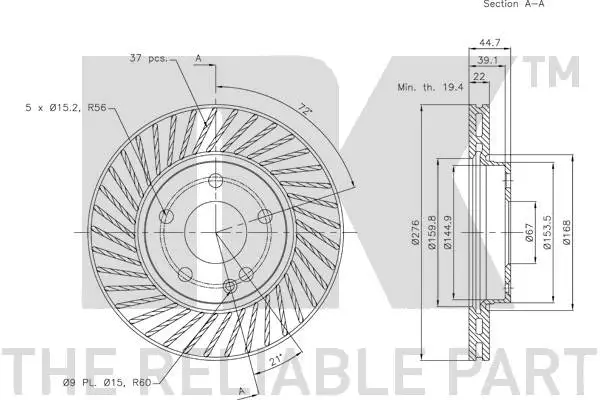 Brake Disc (313372)