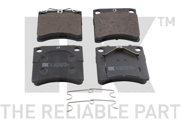 Brake Pad Set, disc brake (224738)