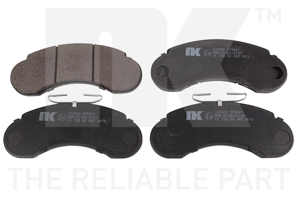 Brake Pad Set, disc brake (223320)