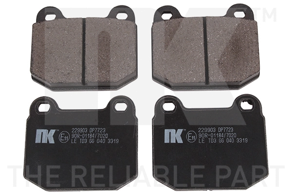 Brake Pad Set, disc brake (229903)