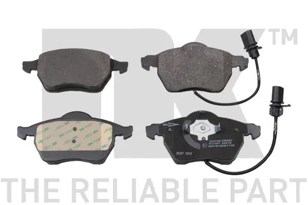 Brake Pad Set, disc brake (224742)