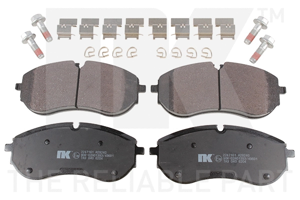 Brake Pad Set, disc brake (2247161)