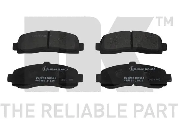 Brake Pad Set, disc brake (222239)