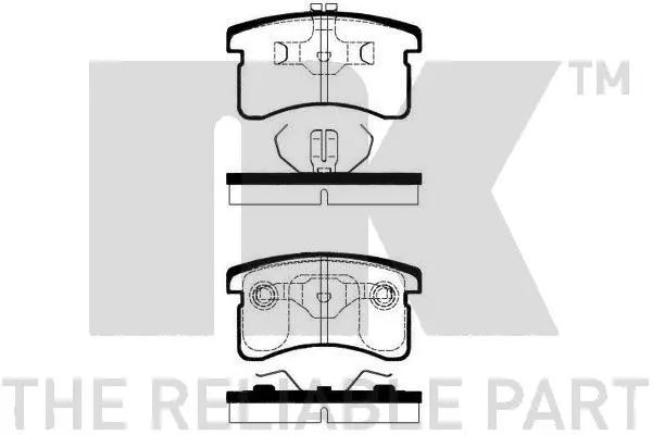 Brake Pad Set, disc brake (225115)