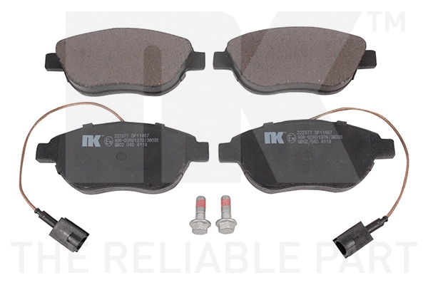 Brake Pad Set, disc brake (222377)