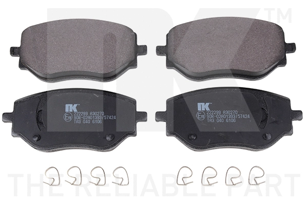 Brake Pad Set, disc brake (222299)
