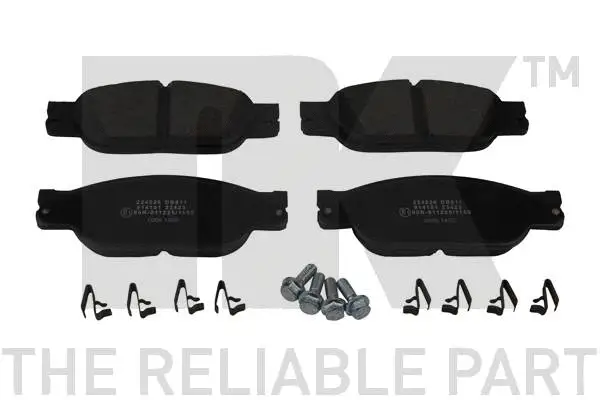 Brake Pad Set, disc brake (224026)