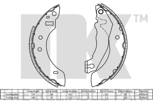 Brake Shoe Set