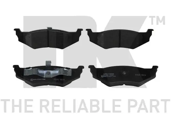 Brake Pad Set, disc brake (229317)