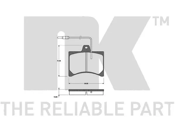 Brake Pad Set, disc brake (221910)