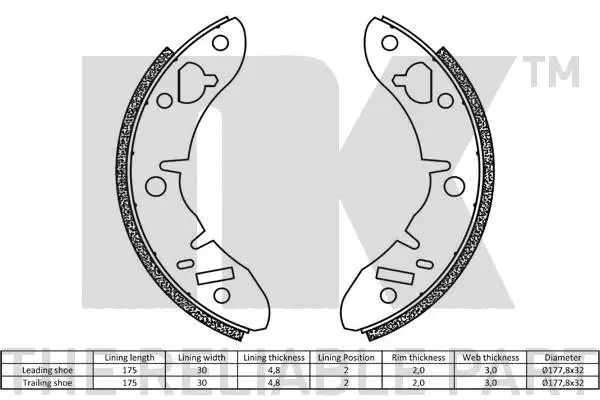 Brake Shoe Set