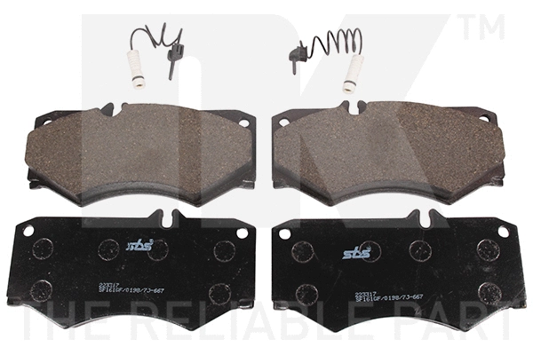 Brake Pad Set, disc brake (223317)