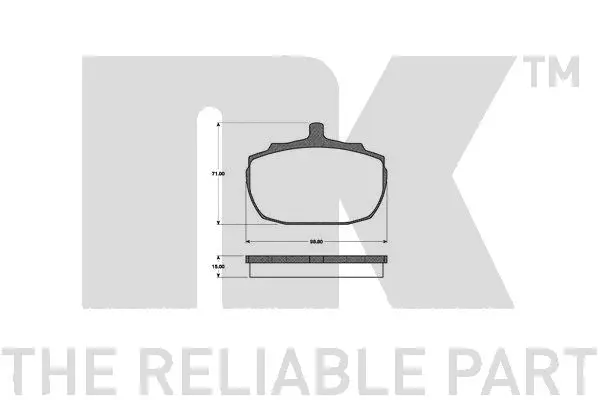 Brake Pad Set, disc brake (221204)