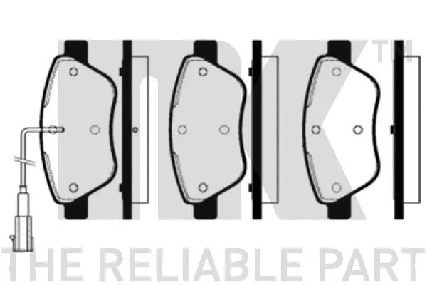 Brake Pad Set, disc brake (222365)