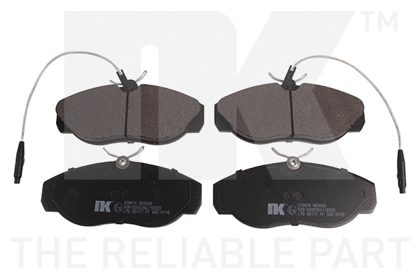 Brake Pad Set, disc brake (229974)