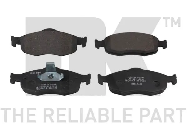 Brake Pad Set, disc brake (222534)