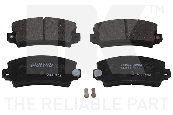 Brake Pad Set, disc brake (223932)
