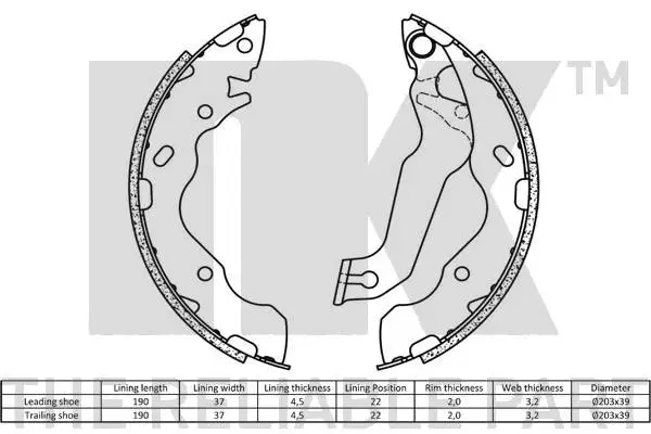 Brake Shoe Set