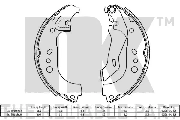 Brake Shoe Set