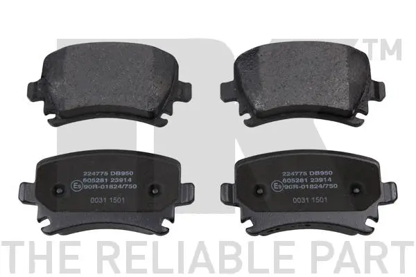 Brake Pad Set, disc brake (224775)