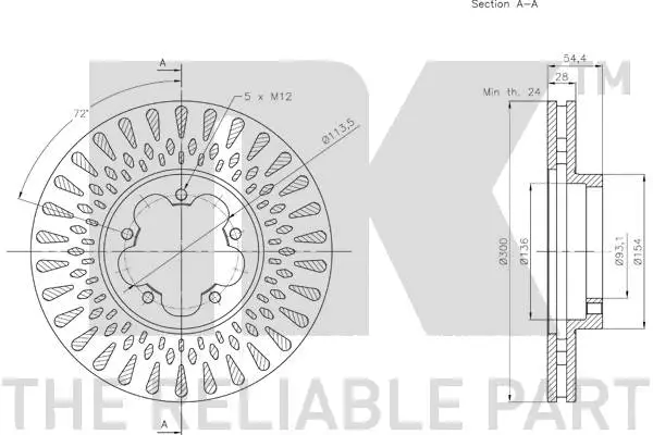 Brake Disc (312587)