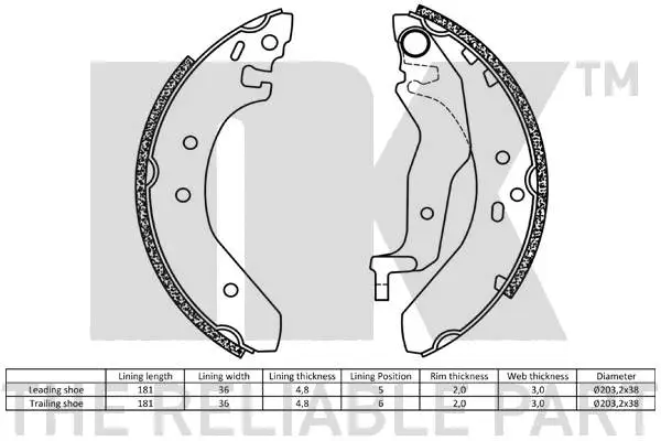Brake Shoe Set