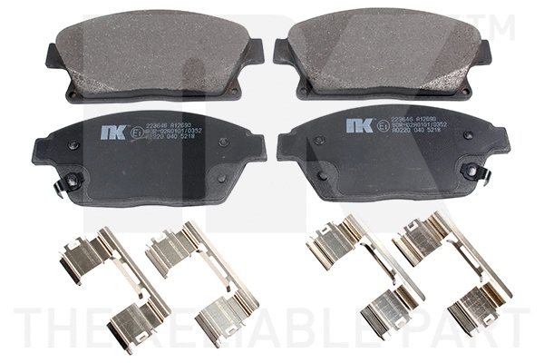 Brake Pad Set, disc brake (223646)