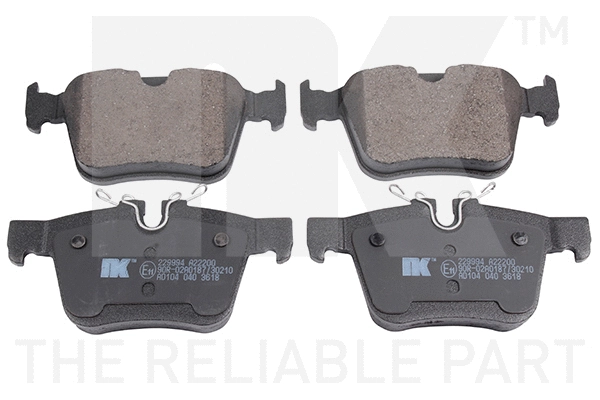 Brake Pad Set, disc brake (229994)