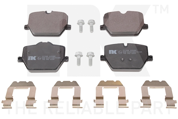 Brake Pad Set, disc brake (221588)
