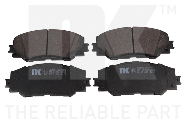 Brake Pad Set, disc brake (224595)