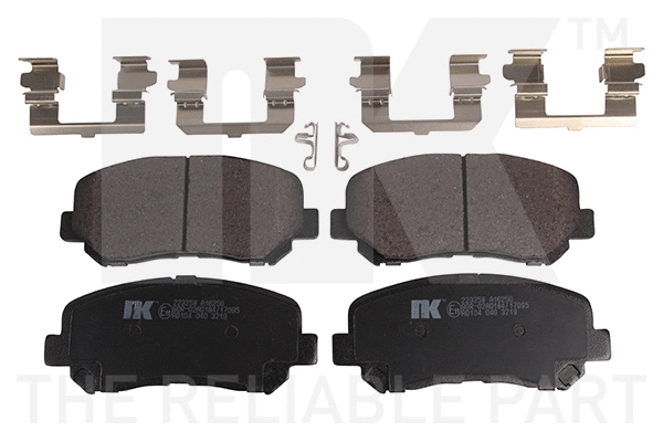 Brake Pad Set, disc brake (223258)