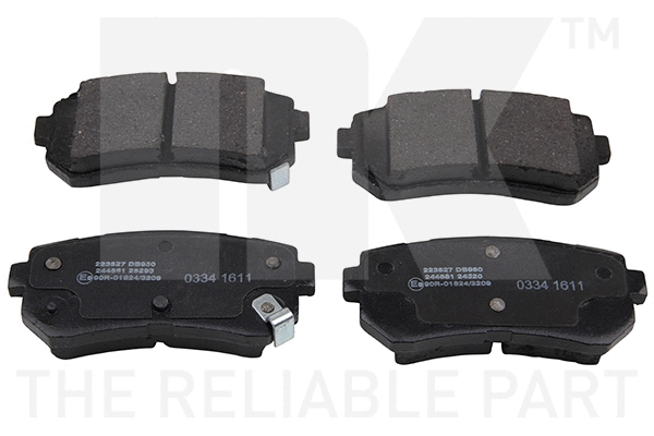 Brake Pad Set, disc brake (223527)