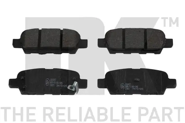 Brake Pad Set, disc brake (222257)