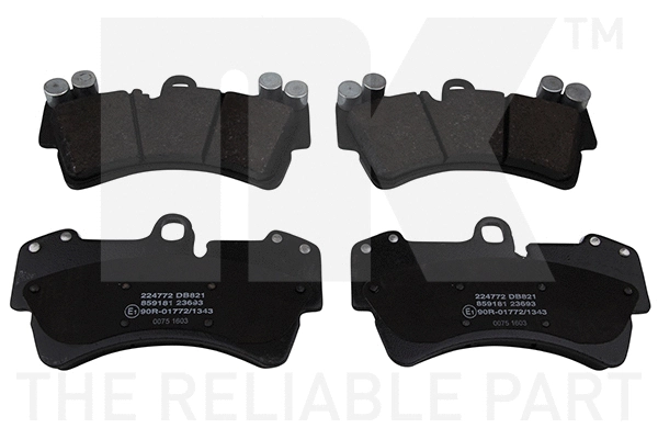 Brake Pad Set, disc brake (224772)