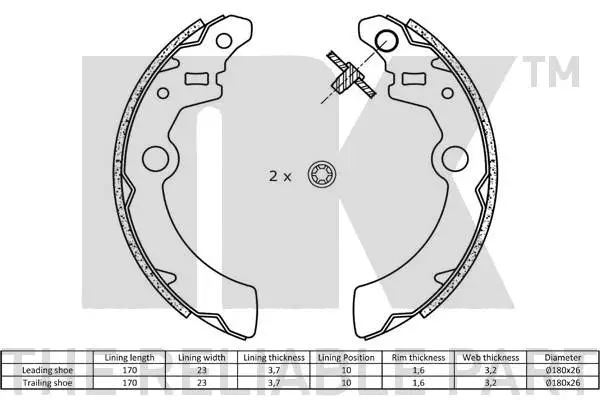 Brake Shoe Set