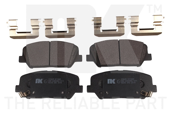 Brake Pad Set, disc brake (223445)