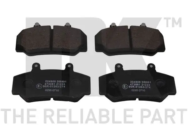 Brake Pad Set, disc brake (224808)