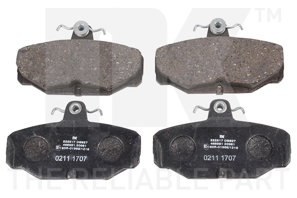 Brake Pad Set, disc brake (222517)