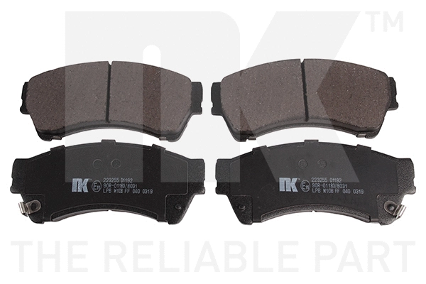 Brake Pad Set, disc brake (223255)