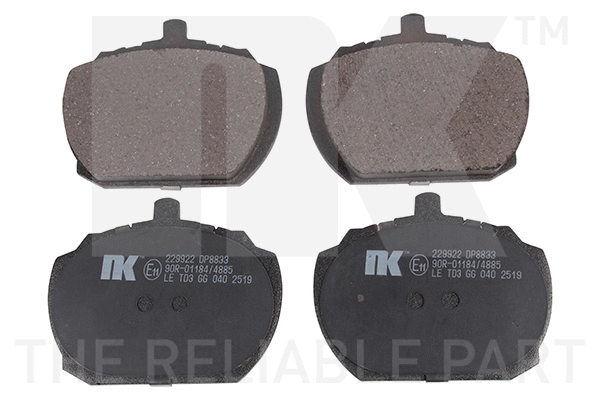 Brake Pad Set, disc brake (229922)