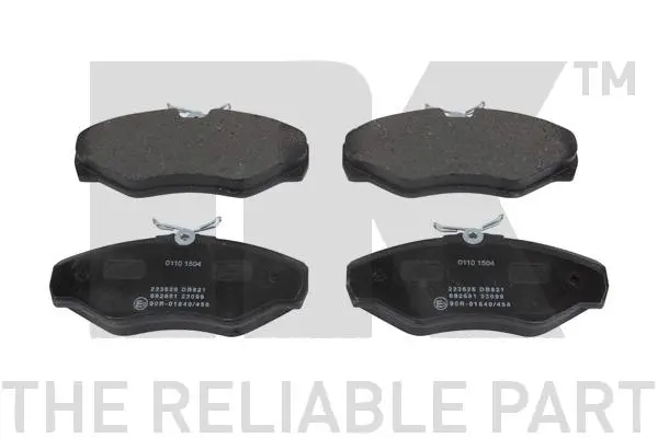 Brake Pad Set, disc brake (223626)