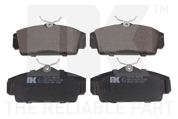 Brake Pad Set, disc brake (222254)