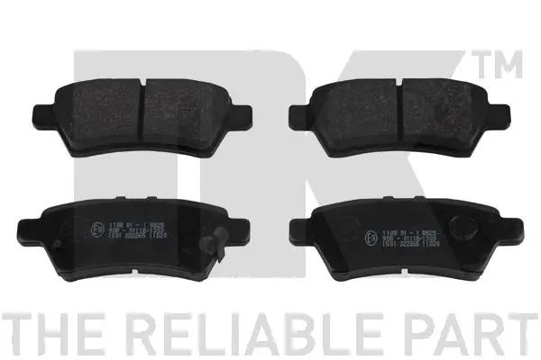 Brake Pad Set, disc brake (222265)