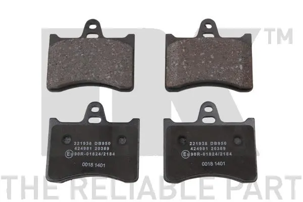 Brake Pad Set, disc brake (221938)