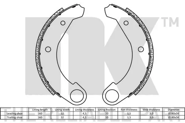 Brake Shoe Set