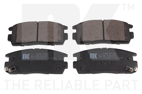 Brake Pad Set, disc brake (223639)