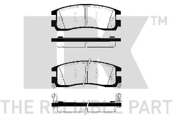Brake Pad Set, disc brake (229218)