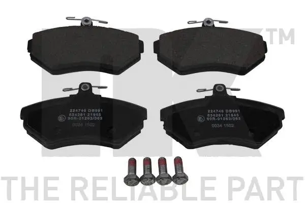Brake Pad Set, disc brake (224746)