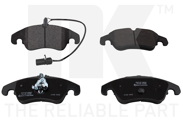Brake Pad Set, disc brake (2247107)